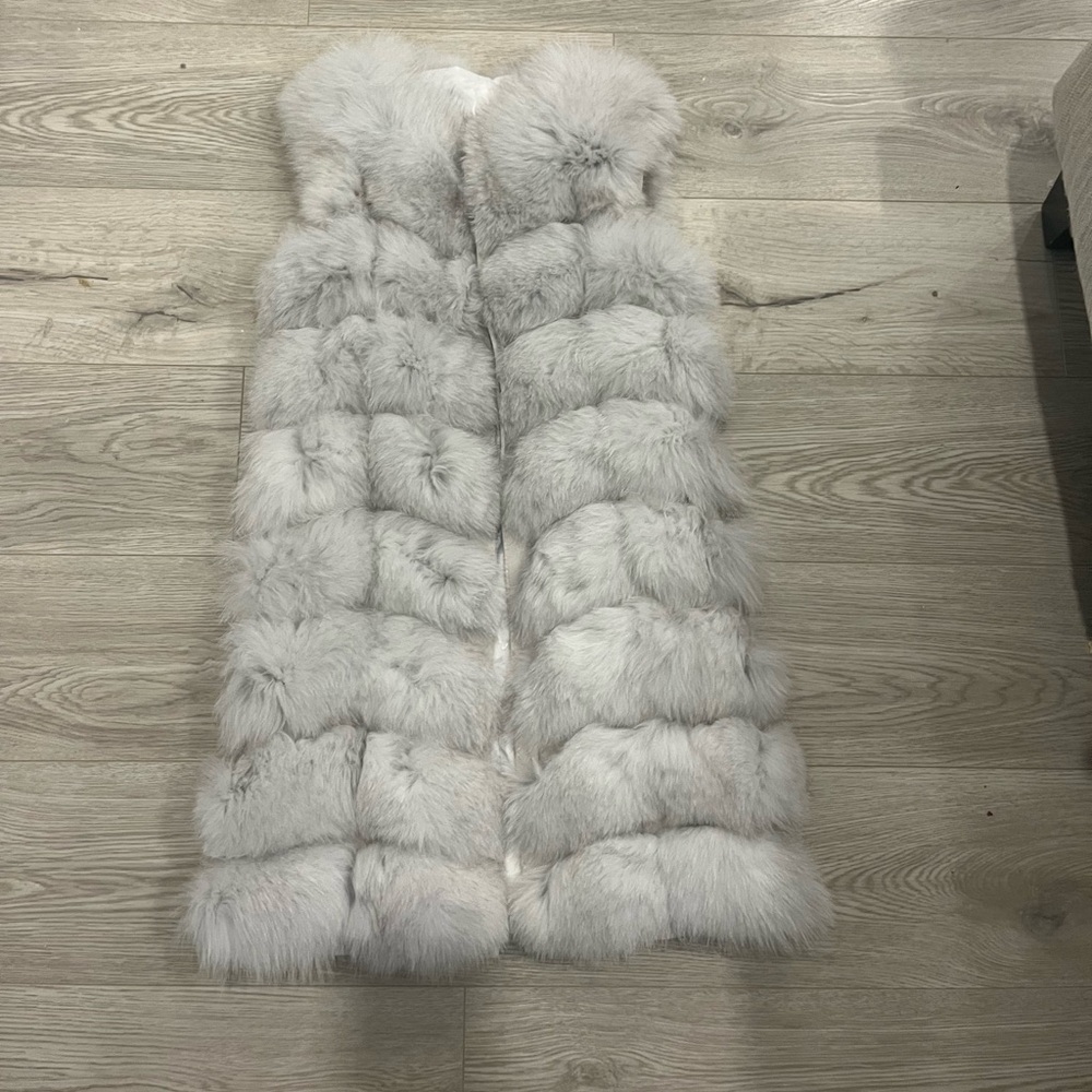 Rdv genuine natural for fur vest